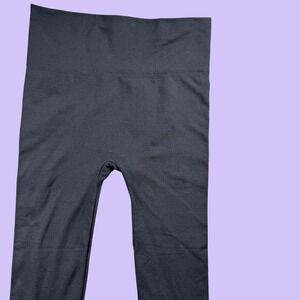 LUKEES by Muk Luks Leggings‎ Womens L/XL Black Fleece Lined High Waisted Winter